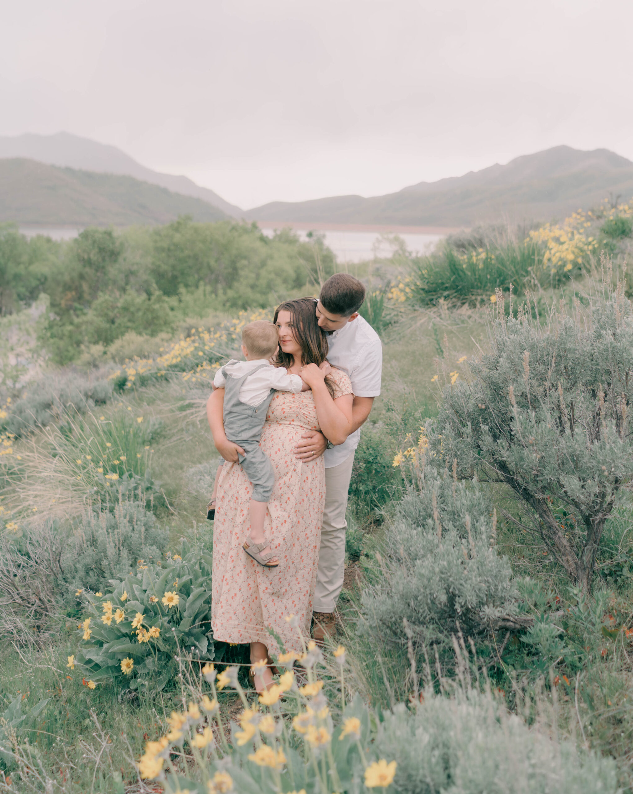 Utah mountains maternity photos