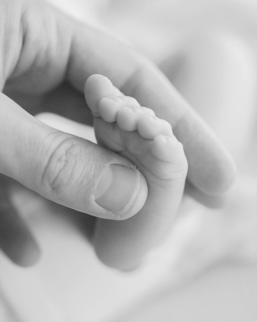 newborn details in nursery by utah newborn photographer