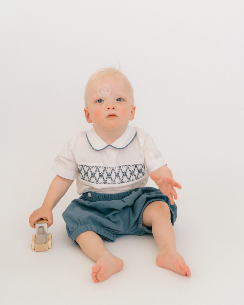 Classic children’s heirloom portrait captured in South Jordan, Utah, by Iris Graciela Photography