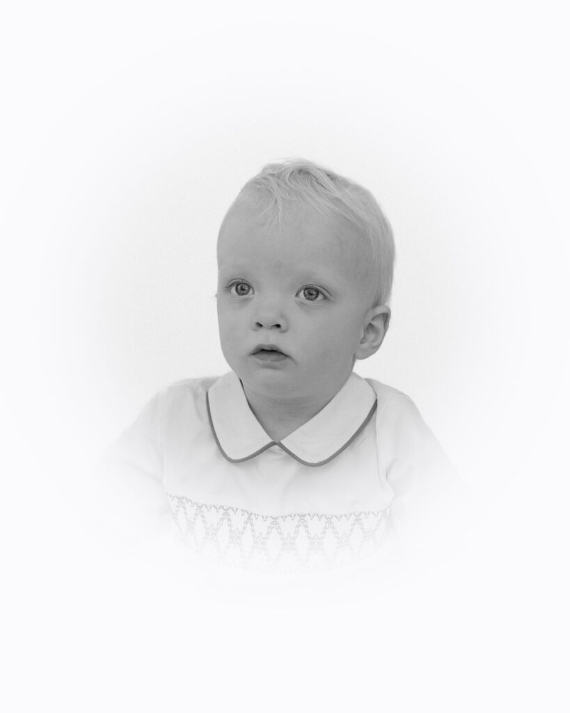 Soft, natural-light heirloom portrait of a child at Iris Graciela Photography, South Jordan, Utah